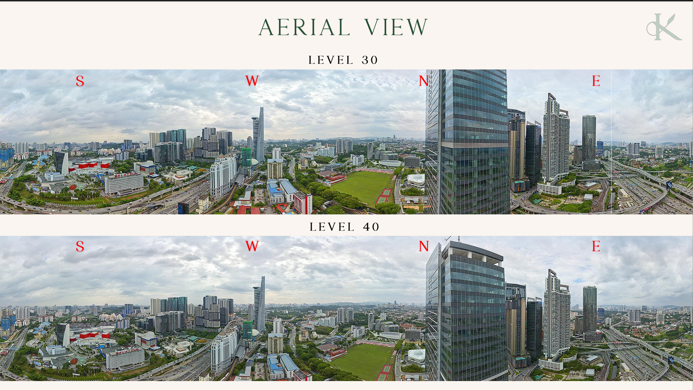 Aerial View Level 30 and 40